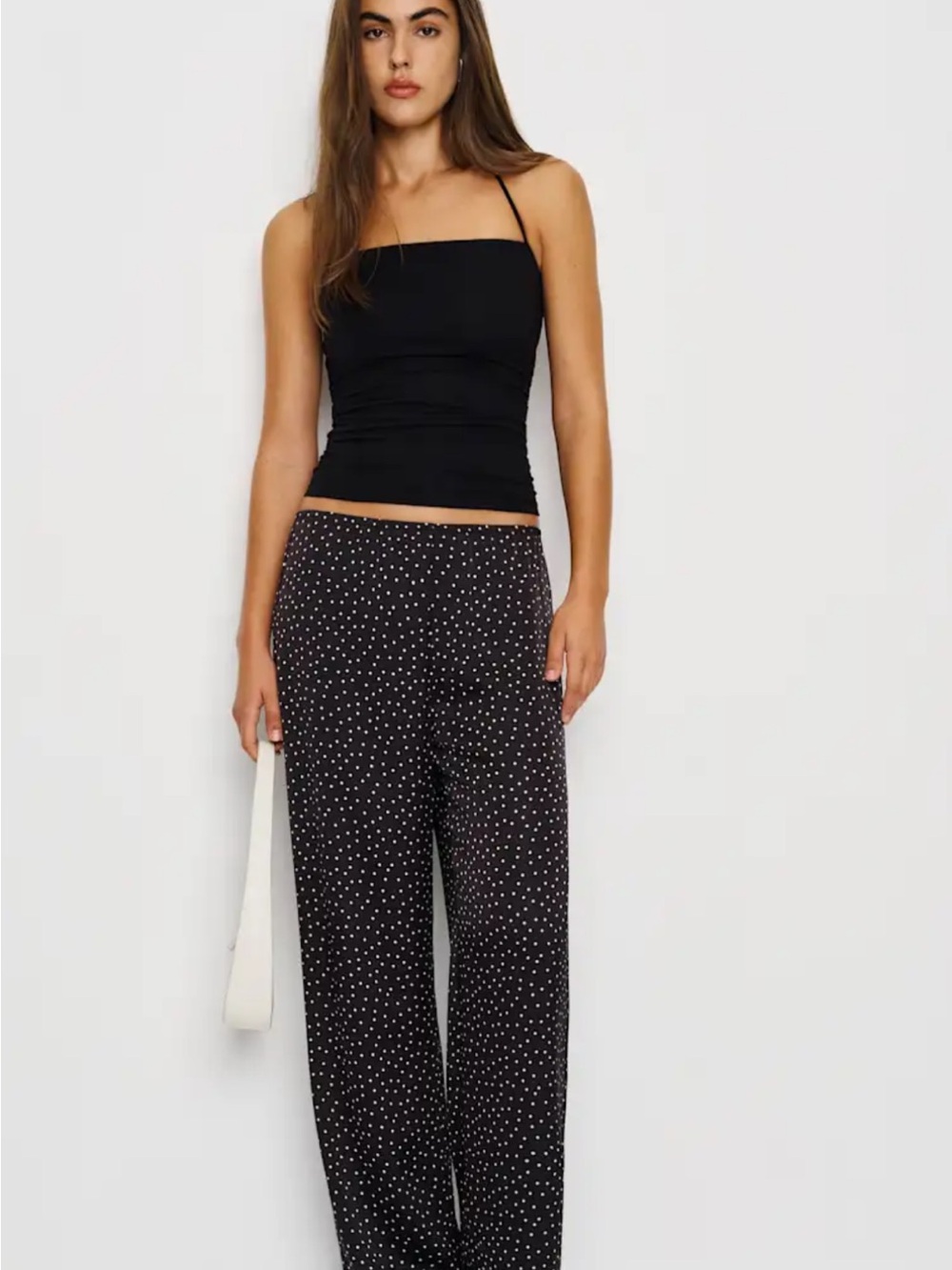 Reformation Joni Knit Top Black | Size Large